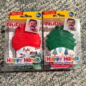 Nuby Happy Hands Teething Mitten Set
